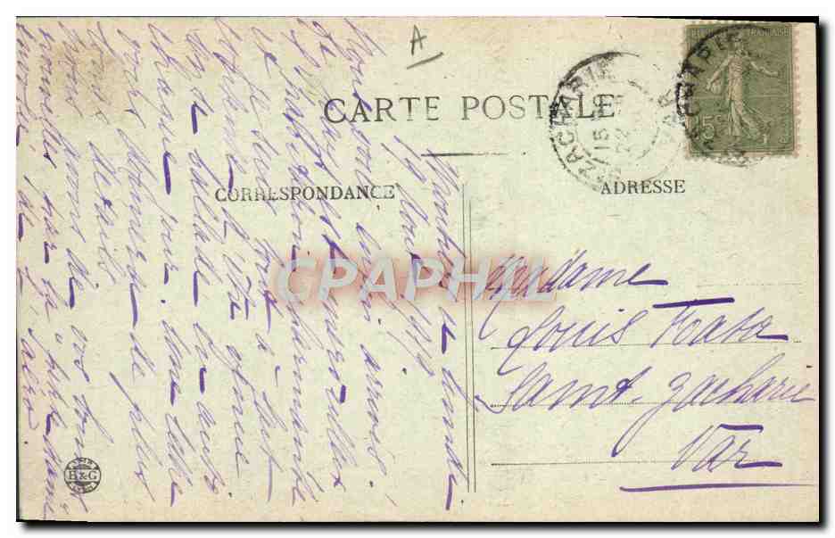 CPA Folklore Savoie Tarentaise  — Verso