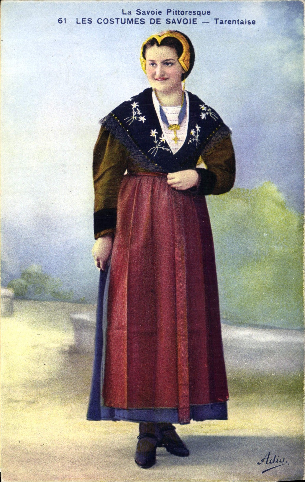CPA Folklore Savoie Tarentaise 
