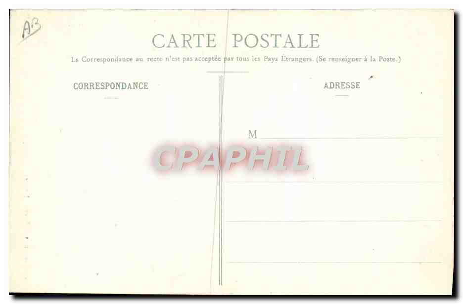 CPA Folklore Savoie Jarrier  — Verso
