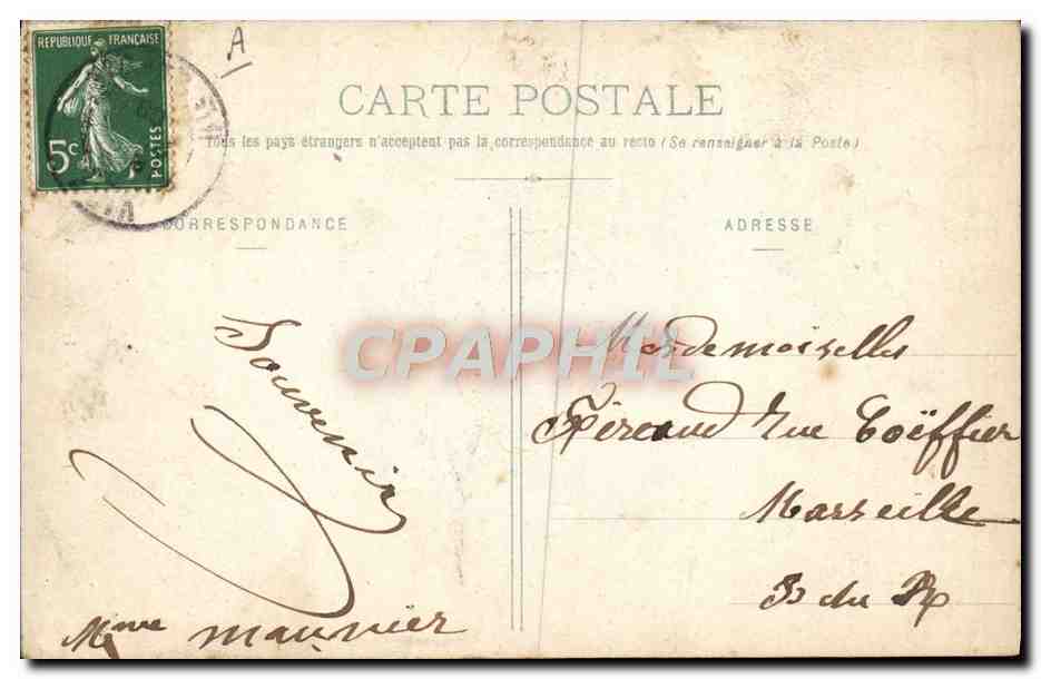 CPA Folklore Savoie Samoens — Verso