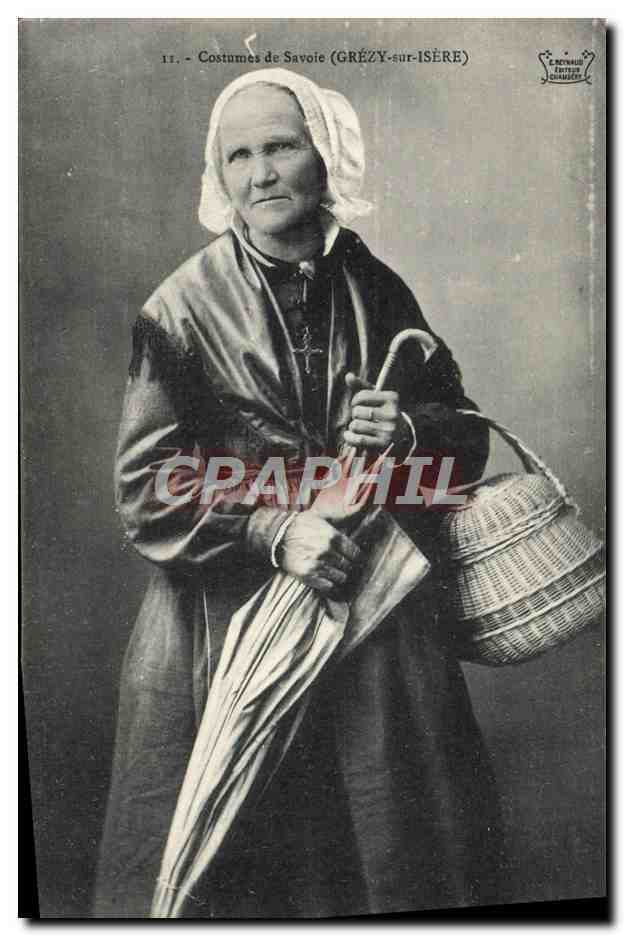 CPA Folklore Savoie Grezy sur Isere 