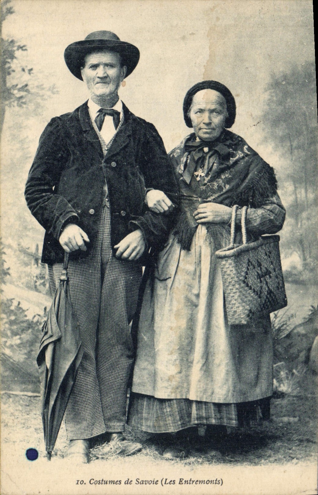 CPA Folklore Savoie Les Entremonts 