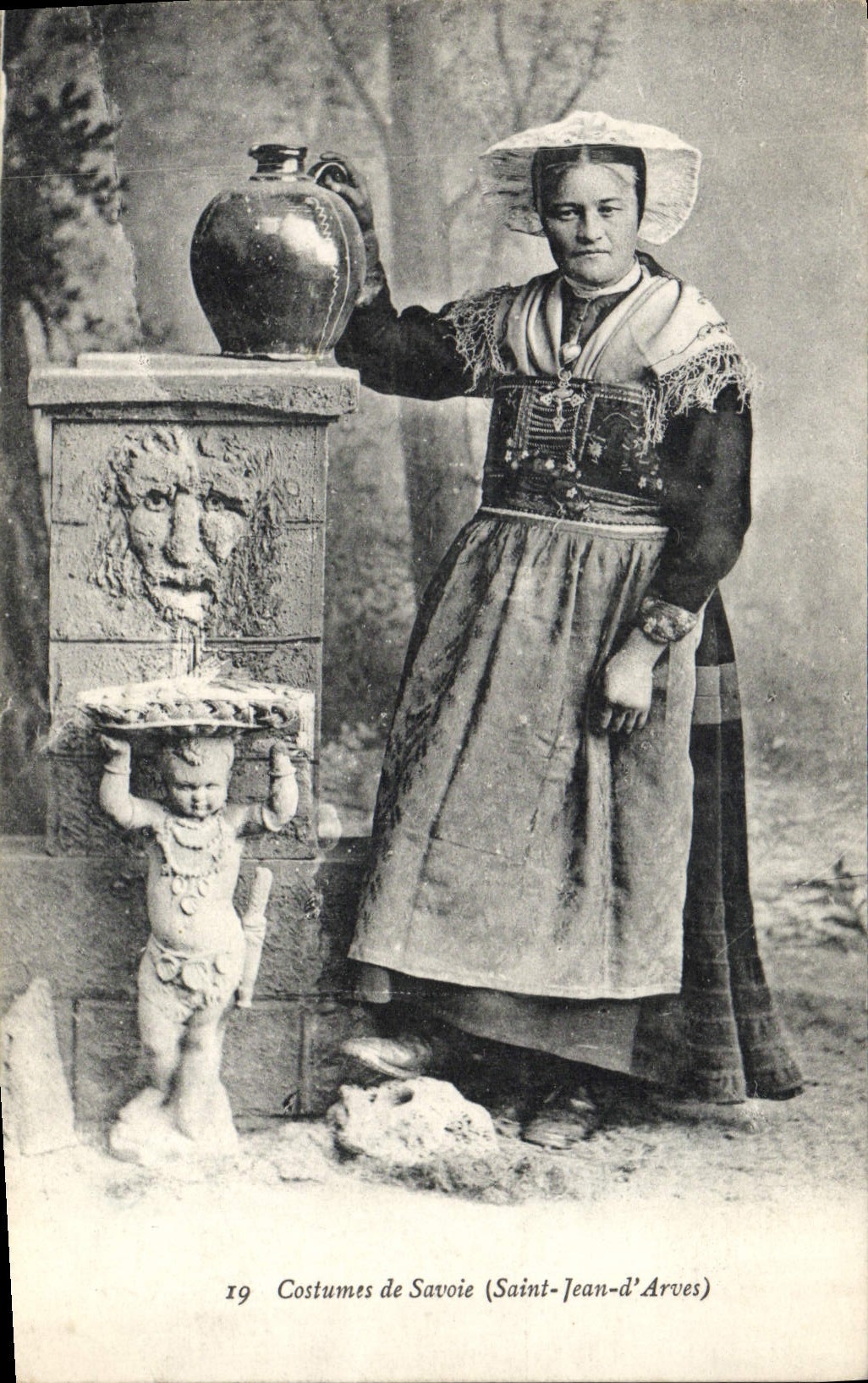 CPA Folklore Savoie Saint Jean d'Arves Ange