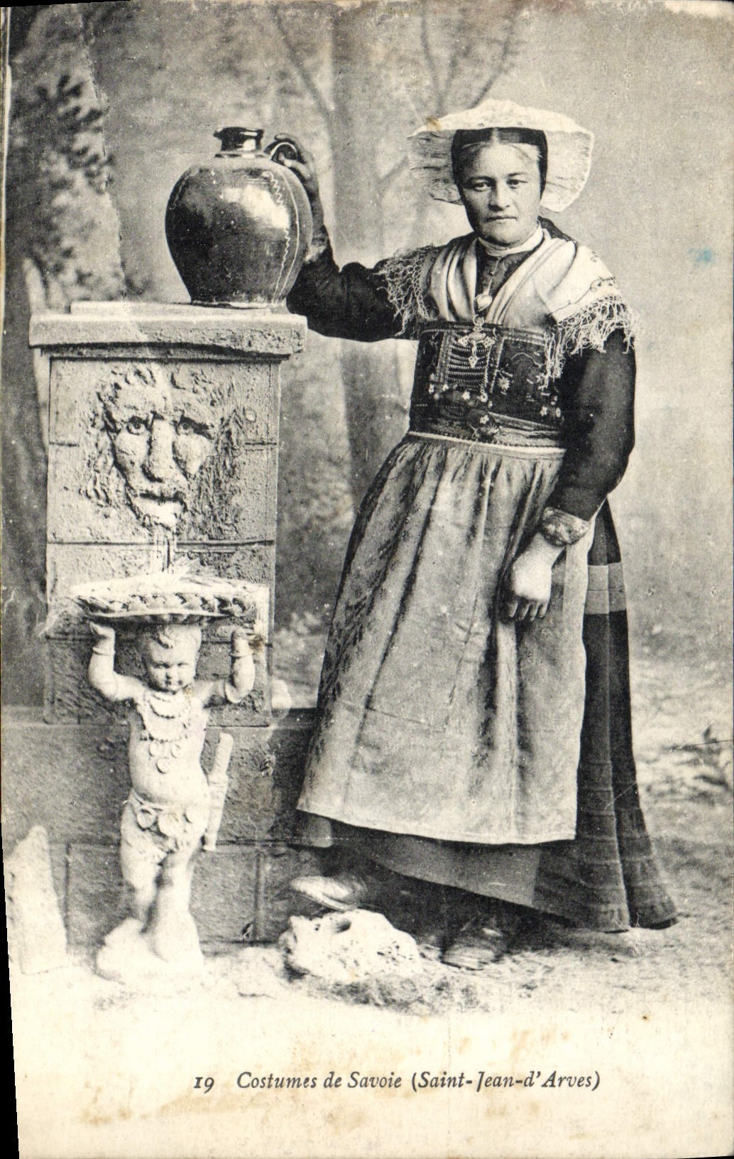 CPA Folklore Savoie Saint Jean d'Arves Ange