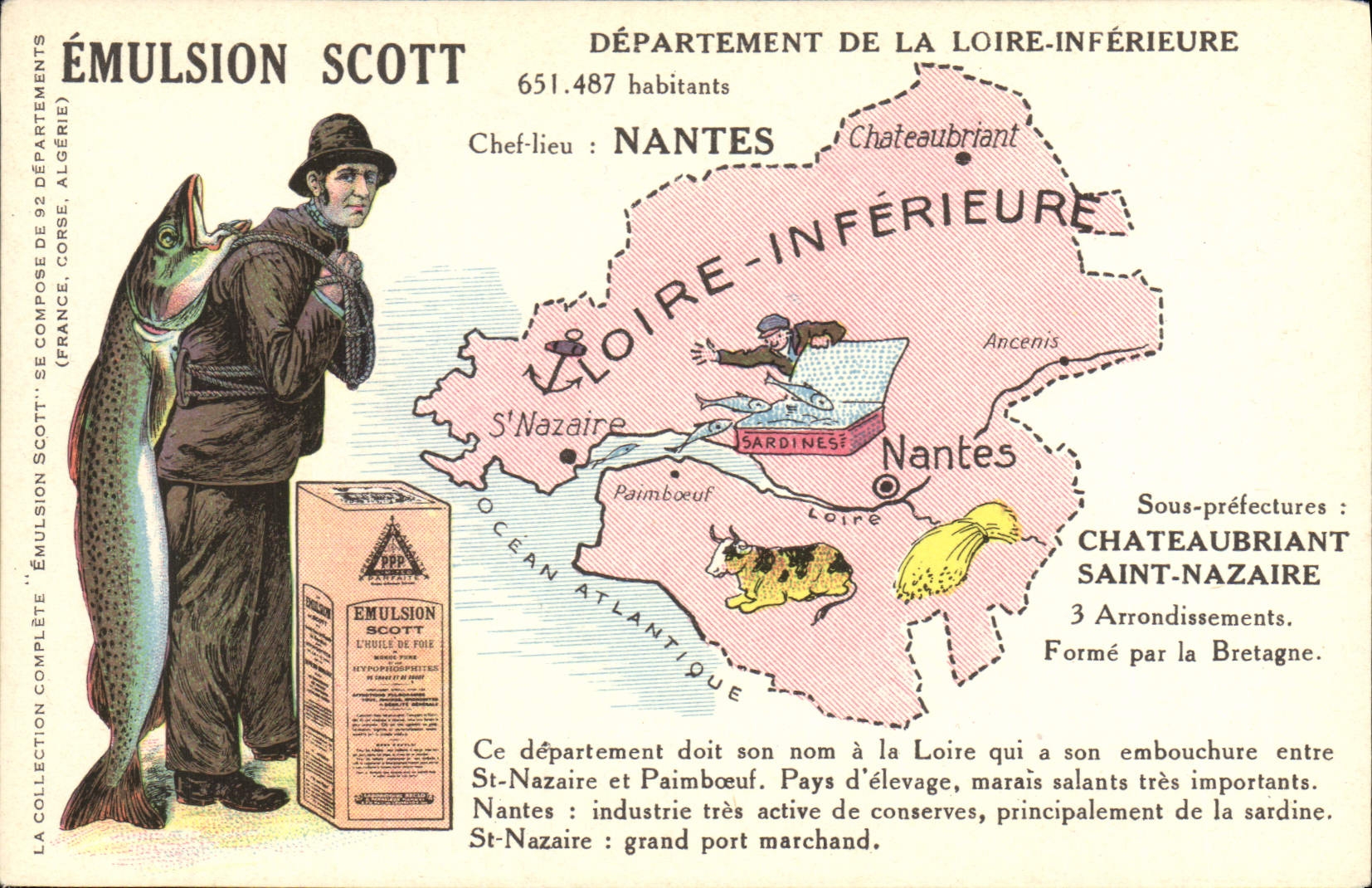 CPA Emulsion Scott Departement Loire Inferieure Nantes Chateaubriant Saint Nazaire