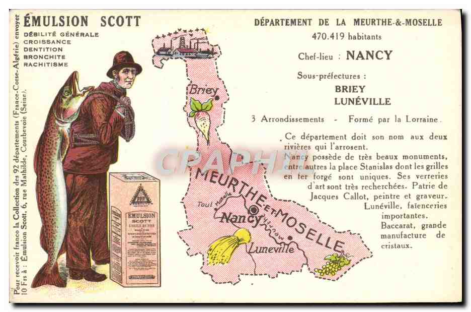 Département de la Meurthe-et-Moselle — Nancy — Émulsion Scott