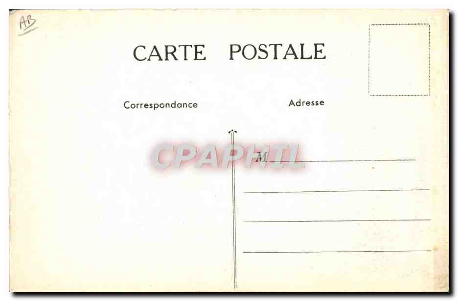 Département de la Sarthe — carte publicitaire pour l'émulsion Scott — éditeur Émulsion Scott, n° de série non visible — Rückseite