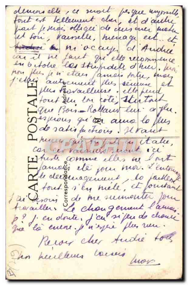 CPA Emulsion Scott Departement Maine et Loire Angers Segre Saumur Cholet  — Rückseite