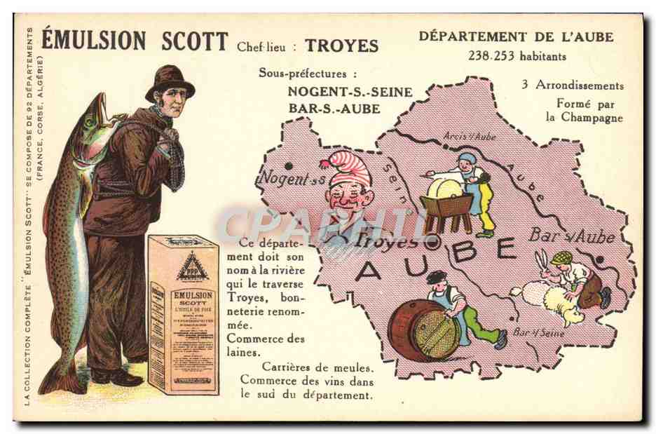Département de l'Aube — Troyes — Émulsion Scott