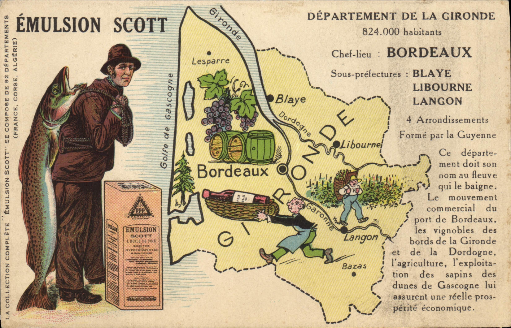 Département de la Gironde — Émulsion Scott — Éditeur non visible