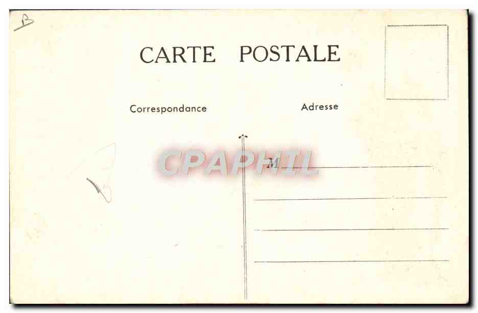 CPA Emulsion Scott Departement Mayenne Laval Coq cheval — Rückseite