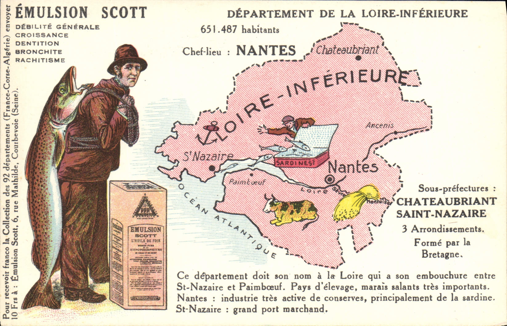 CPA Emulsion Scott Departement Loire Inferieure Nantes Chateaubriant St Nazaire