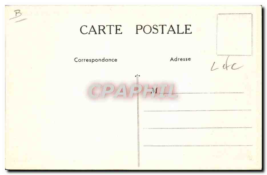 Département du Loir-et-Cher — Émulsion Scott — carte postale publicitaire — Verso