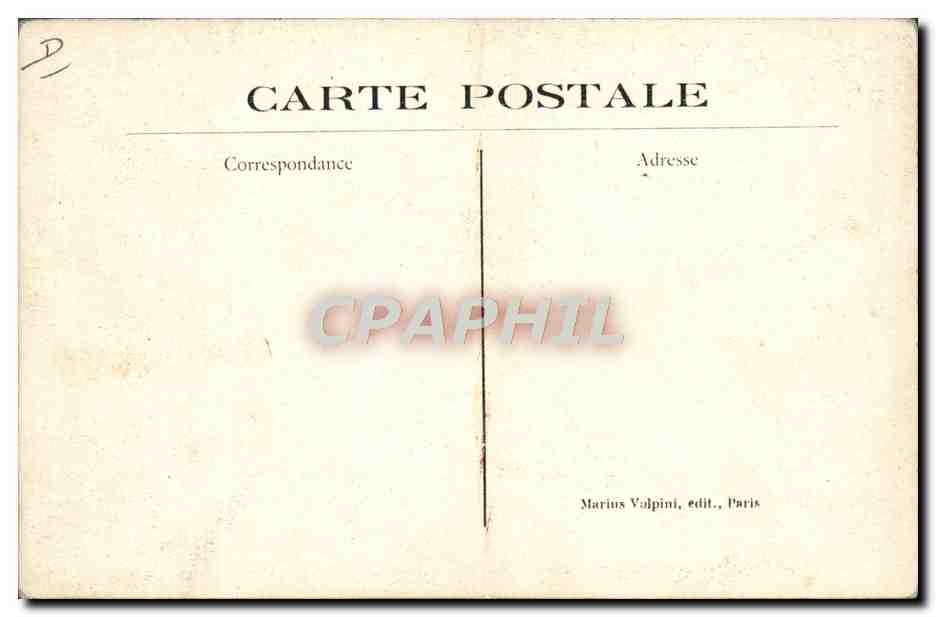 Manufacture Nationale de SÈVRES — Les moulins — Préparation des pâtes — M. V. — Reverso