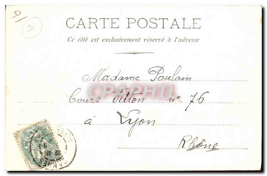Vallauris — Fabrique de Poterie — W. Stocker, Cannes, Nr. 205 — Verso