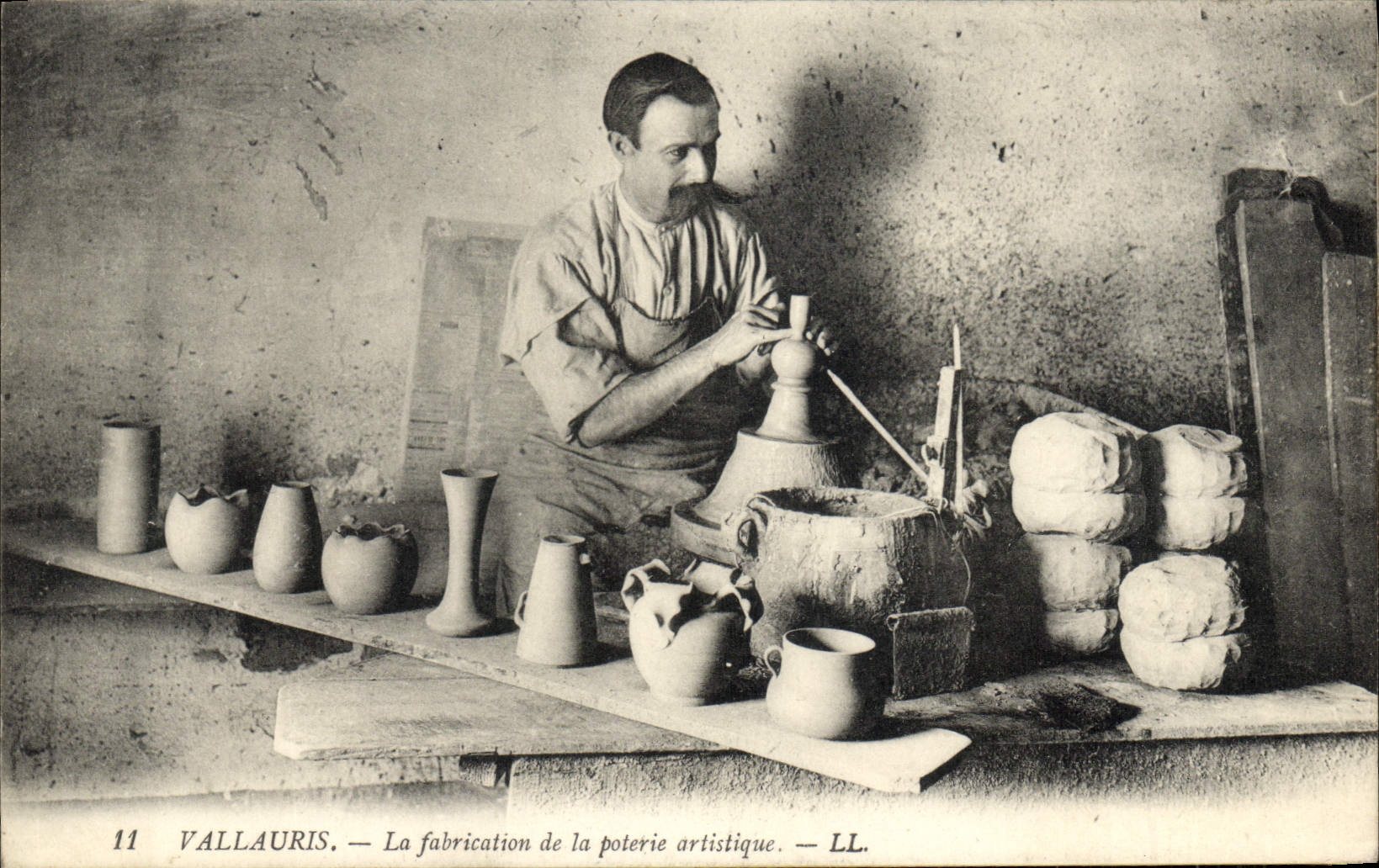 Vallauris — La fabricación de cerámica artística — LL.
