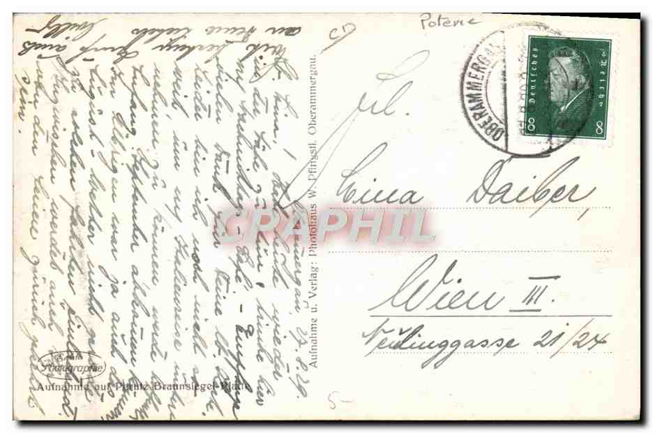 CPA Poterie Ceramique Anton Lang  — Rückseite