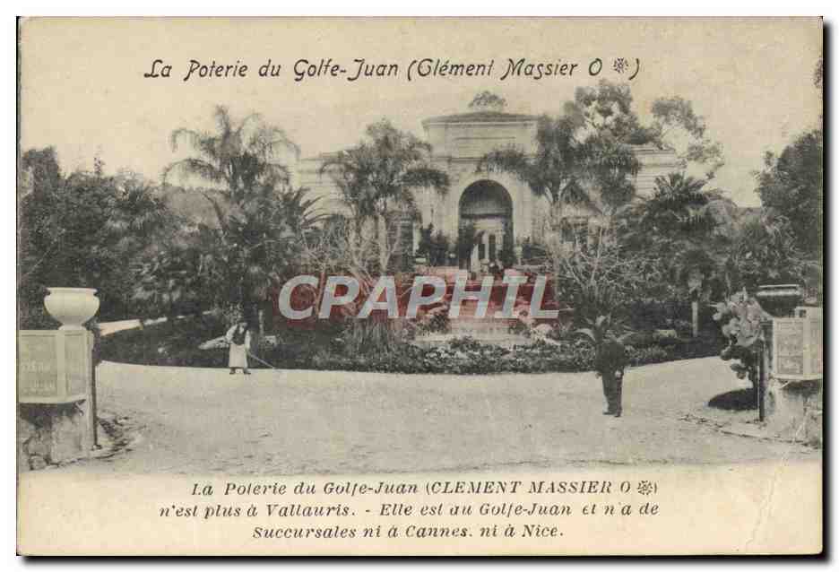 CPA Poterie Ceramique Golfe Juan Clement Massier Vallauris 