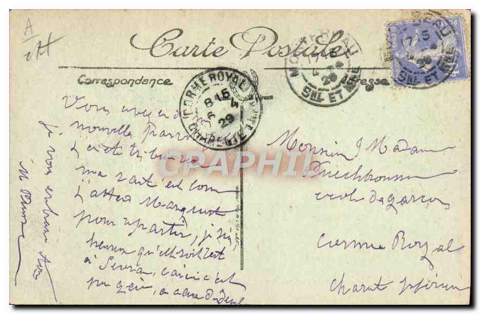 CPA Poterie Ceramique Montereau La briqueterie vue du quai de l'Yonne — Rückseite