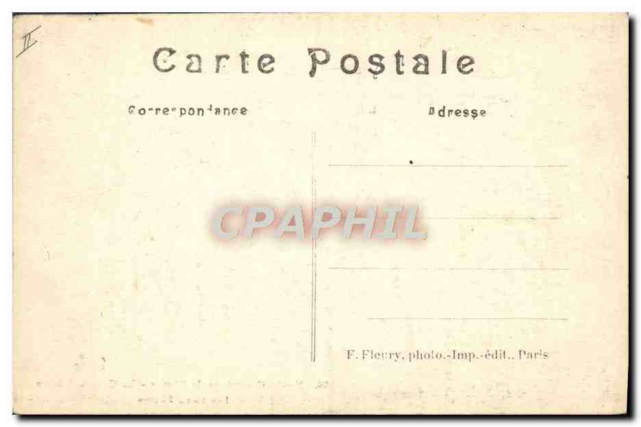 Musée Céramique de Sèvres — La Grande Vitrine — Les vieux Sèvres — F. F. PARIS — Verso