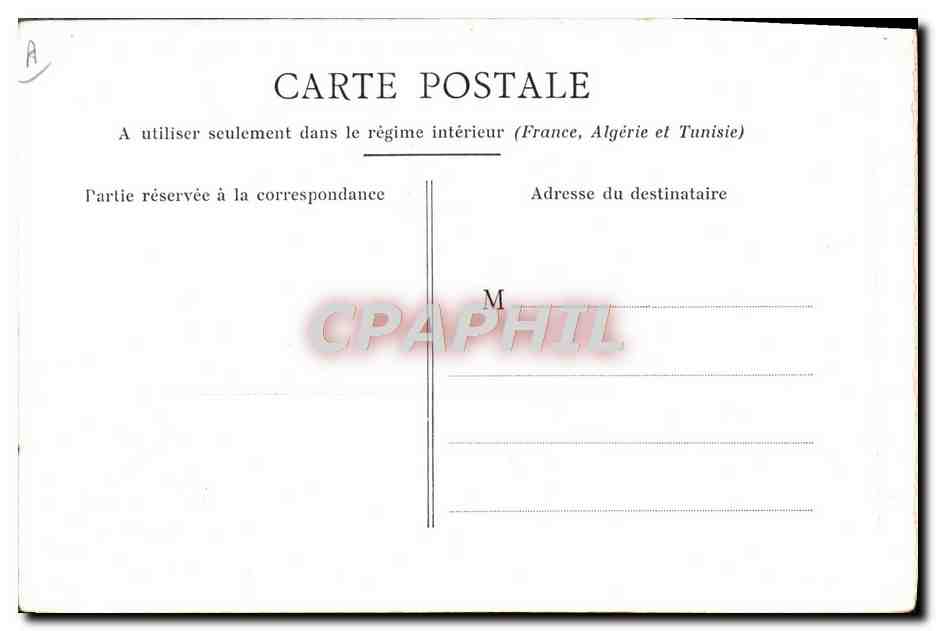 CPA Photographie Dr Mieulet Venise Le grand canal — Verso