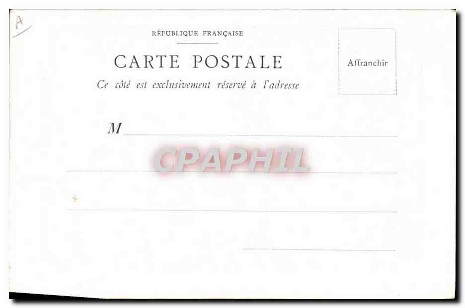 CPA Photographie Le Saint Les metiers La couturiere — Verso