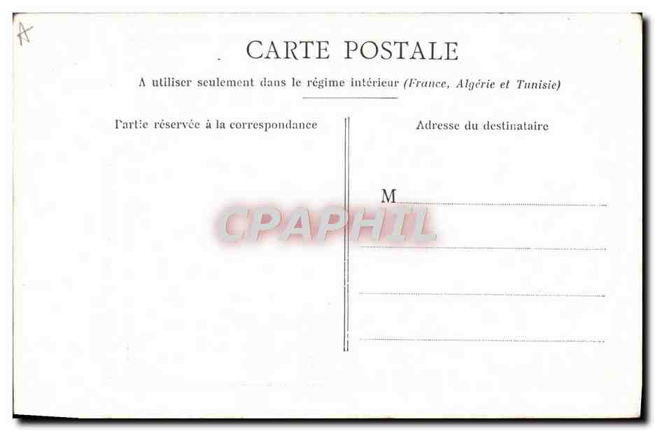 CPA Photographie Grilliat Vase fleuri  — Verso