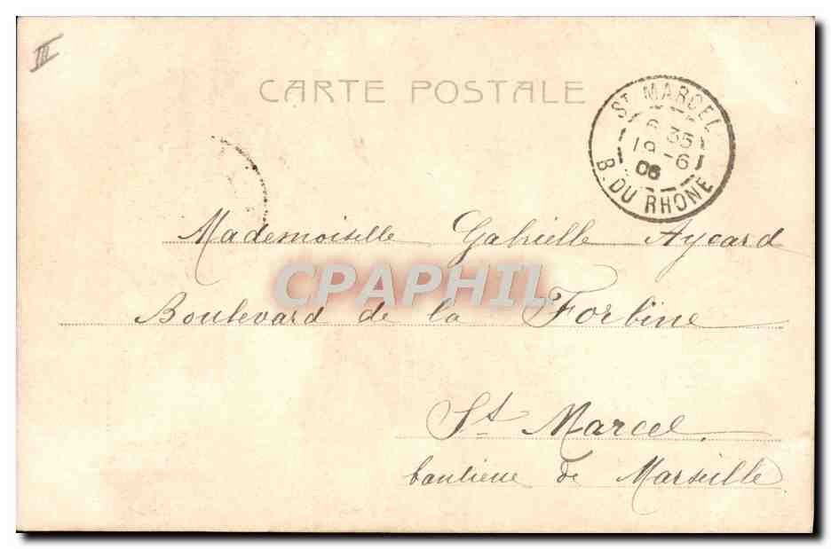 CPA Photographie Enfant — Verso