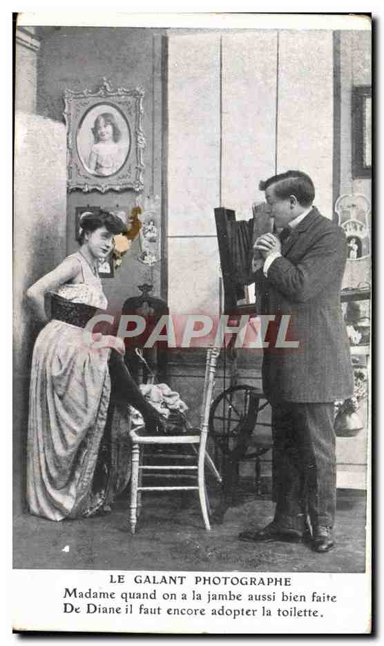 CPA Photographie Le galant photographe 