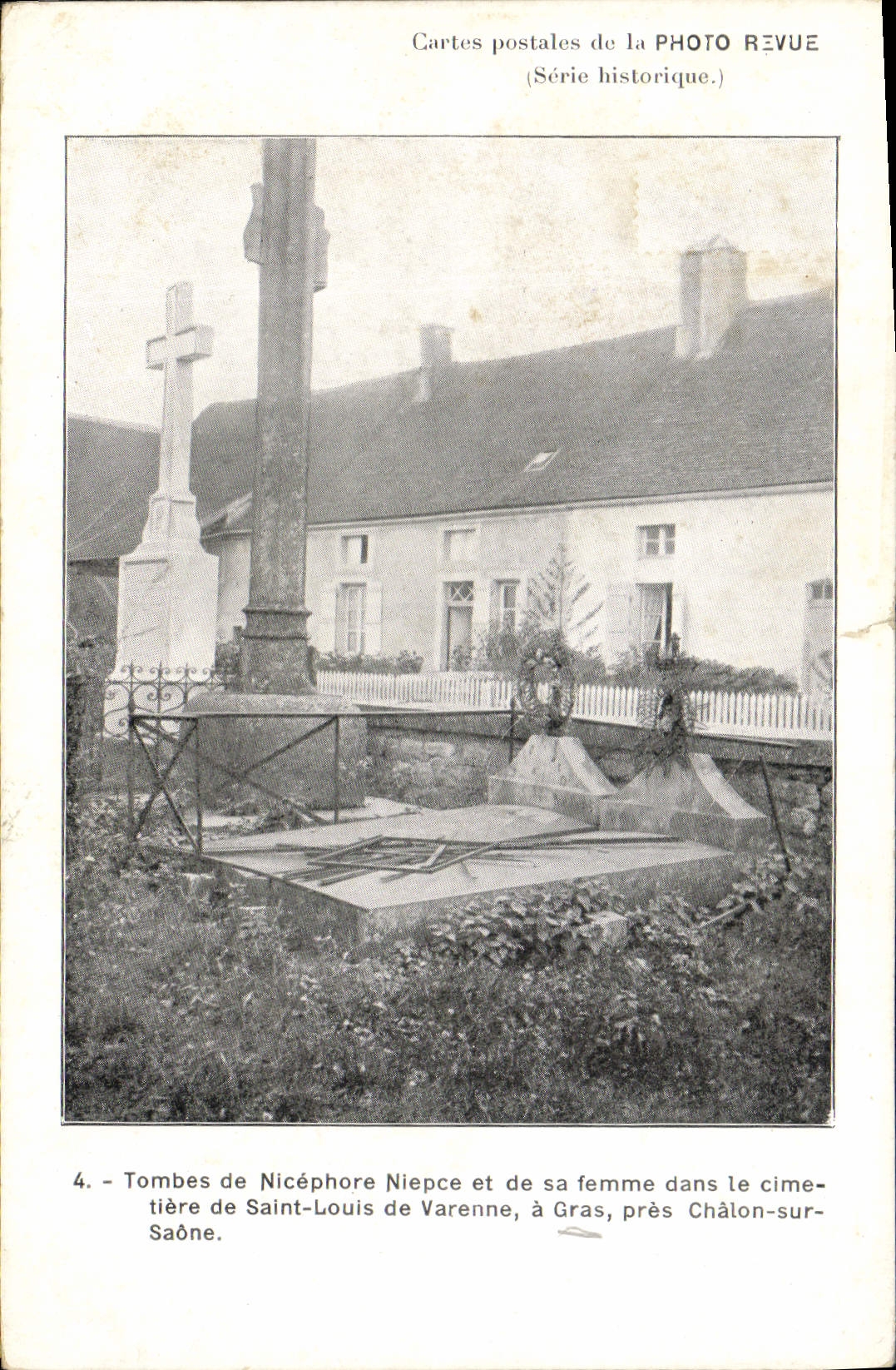 CPA Photographie Tombesde Nicephone Niepce
