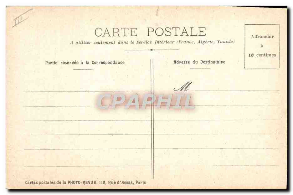 CPA Photographie Tombesde Nicephone Niepce — Verso