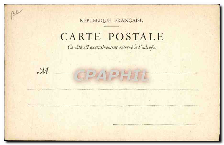 CPA Imprimerie nationale Photographie — Rückseite