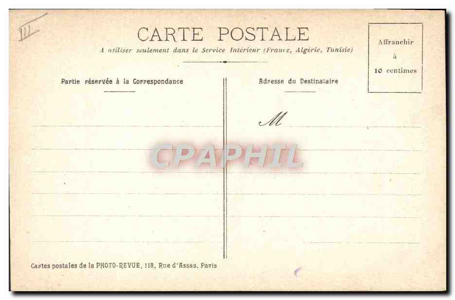 CPA Photographie Maison du Gras l'ancienne demeure de Niepce vue du chemin de fer — Verso