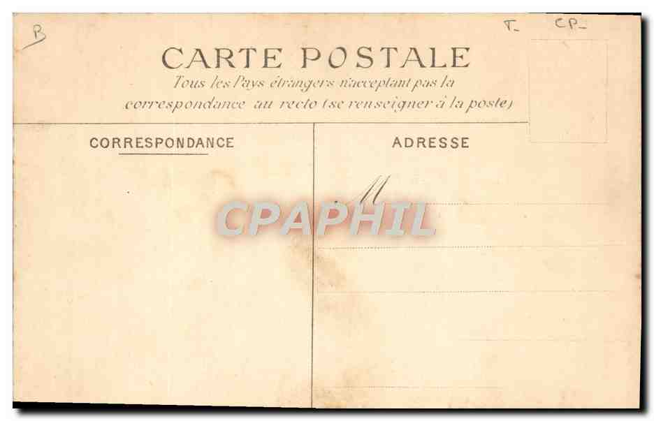CPA Photographie Specimen des ateliers photomecaniques DA Longuet Paris Faubourg Saint Martin  — Verso