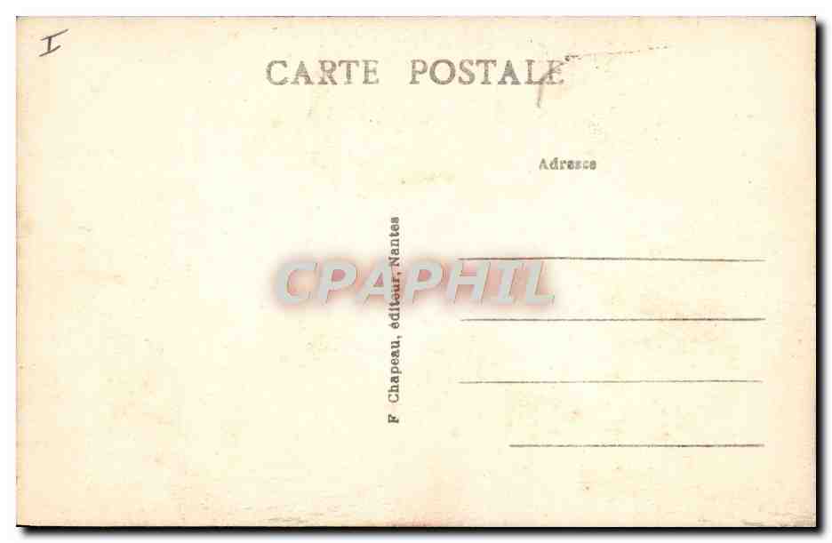 Le Croisic (Loire-Inf.) — Le Port — Entrée des Chambres — F. Chapeau, éditeur Nantes — Reverso