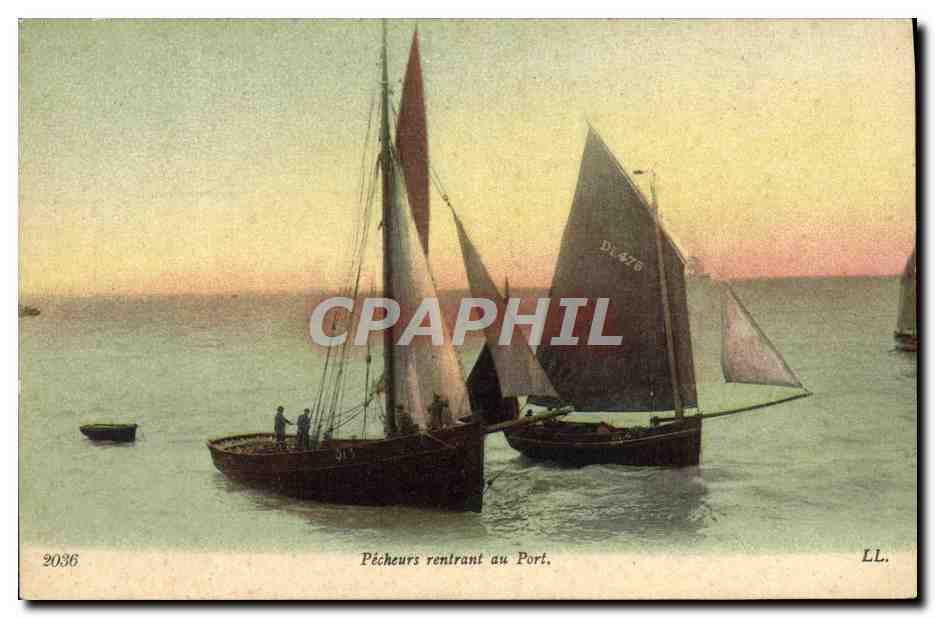 Pécheurs rentrant au Port — LL. — n° 2036