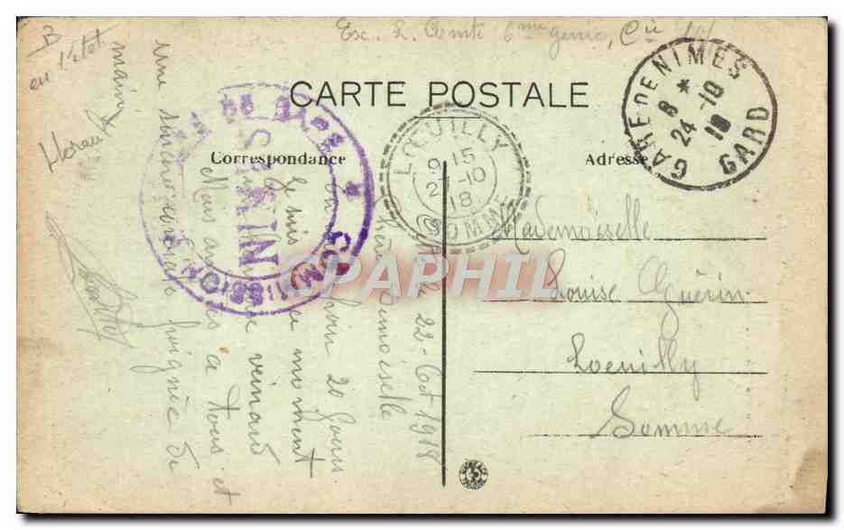CPA Bateau Peche Cette Station climatique et balneaire Voilier italien debarquant de la marchandise a la gare  — Verso