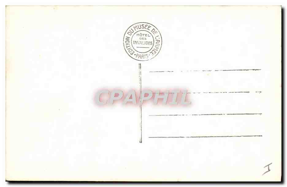 CPA Napoleon 1er Chateau de Malmaison Bonaparte 1er consul Isabey — Verso