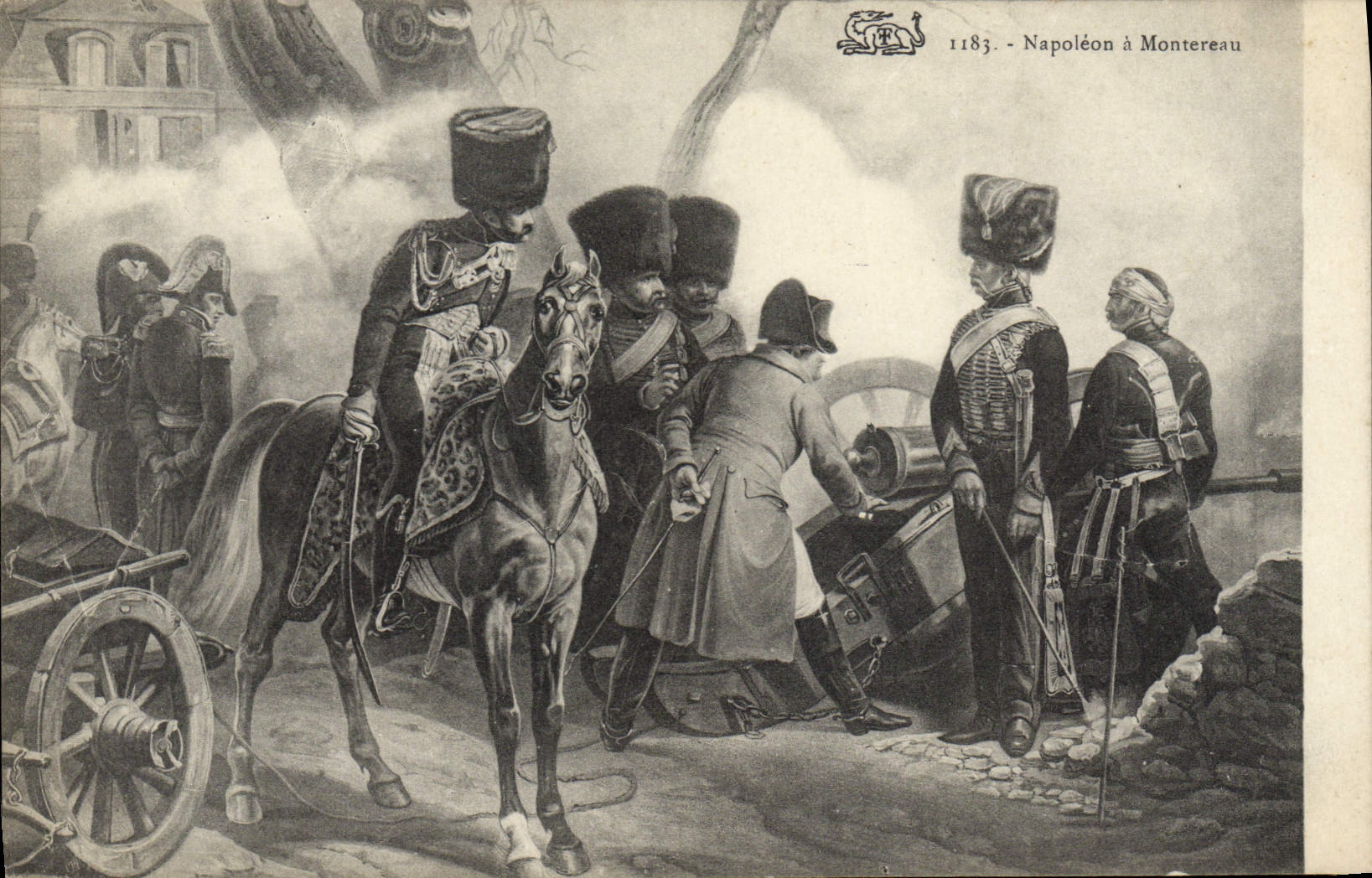 CPA Napoleon 1er Napoleon a Montereau Militaria