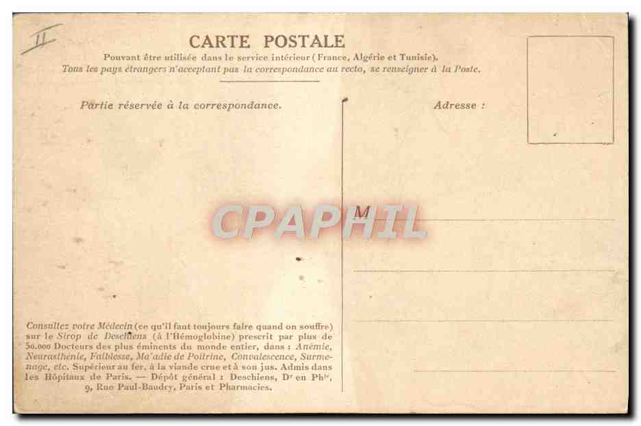 CPA Napoleon 1er Musee de Versailles la distribution des aigles  — Rückseite