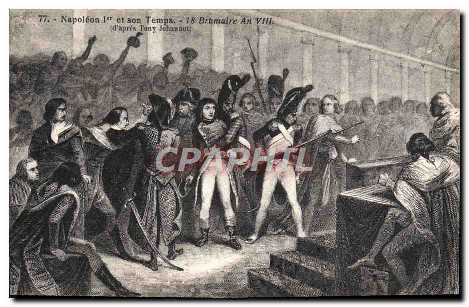 CPA Napoleon 1er et son temps 18 Brumaire An VIII