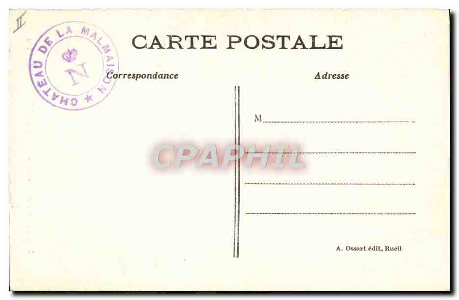 CPA Napoleon 1er au buvouac La veillee d'Austerlitz — Rückseite