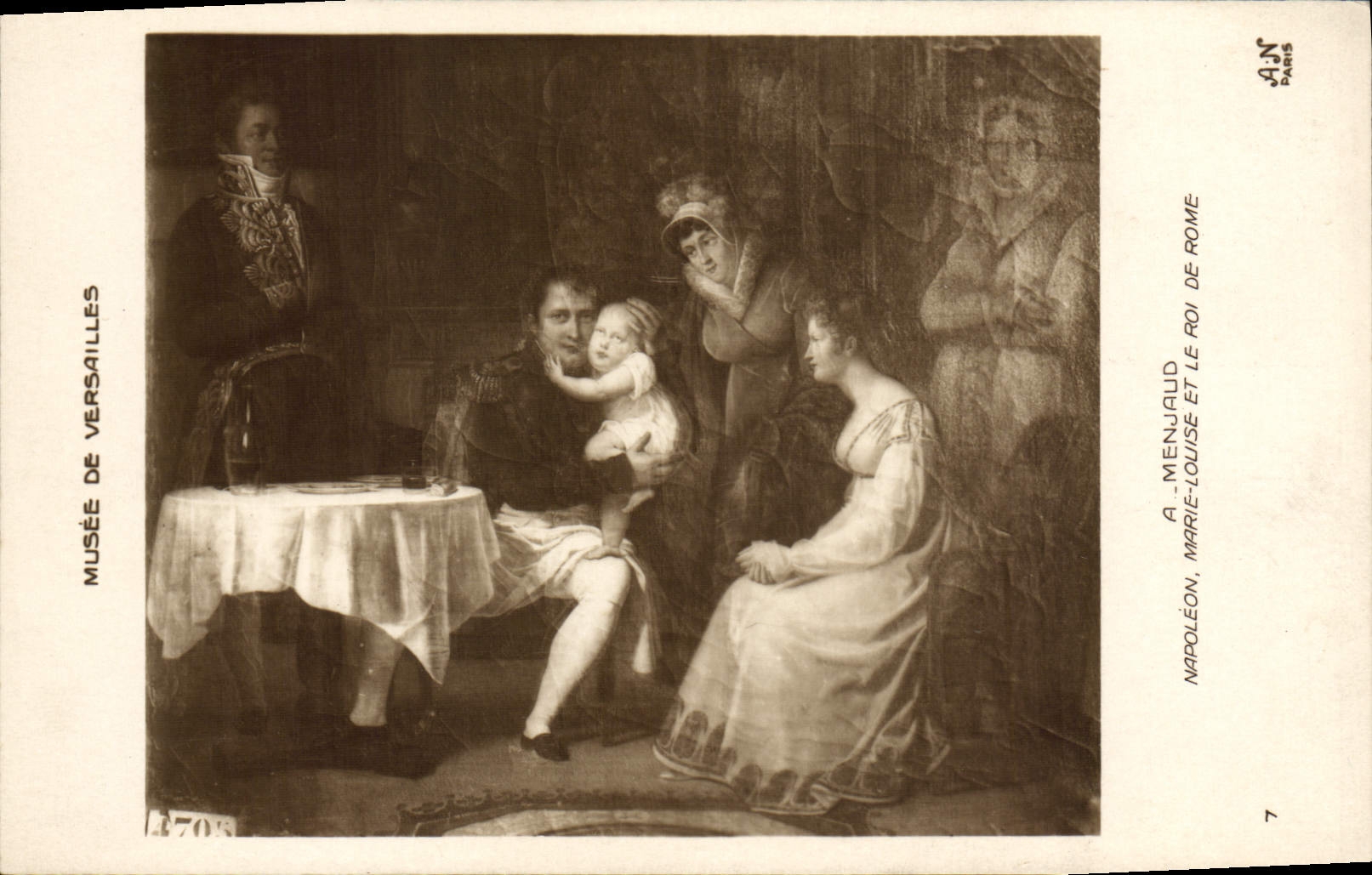 CPA Napoleon 1er Musee de Versailles Menjaud Napoleon Marie Louise et le roi de Rome 