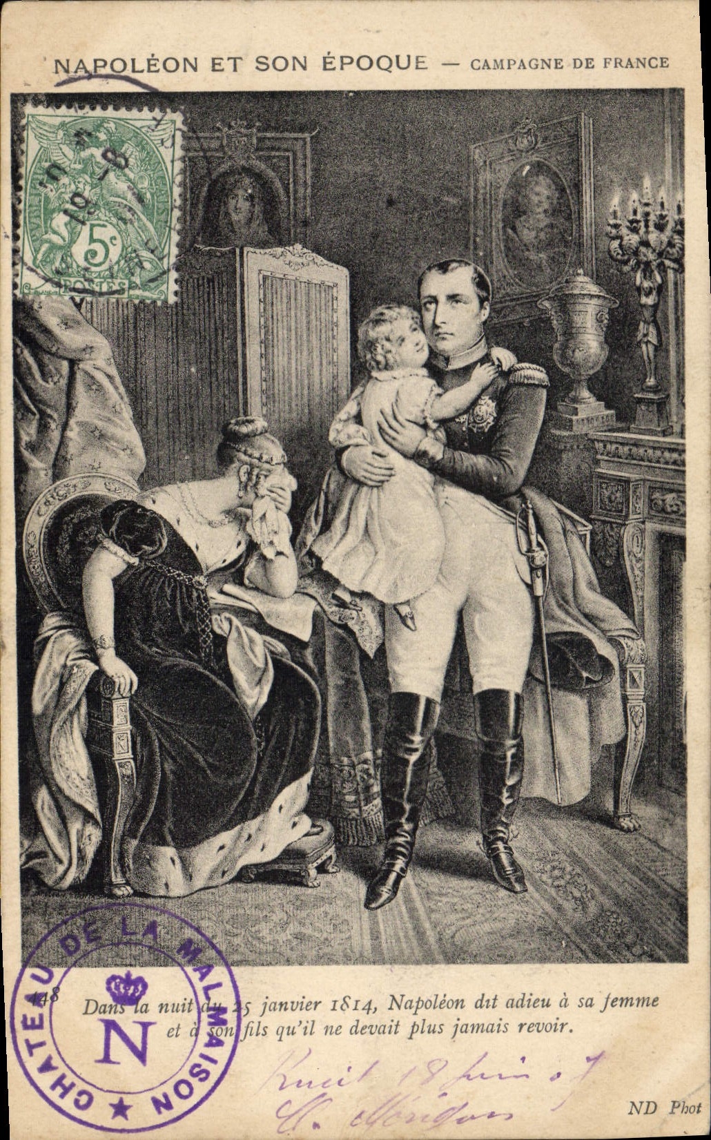 CPA Napoleon 1er et son epoque Campagne de France 