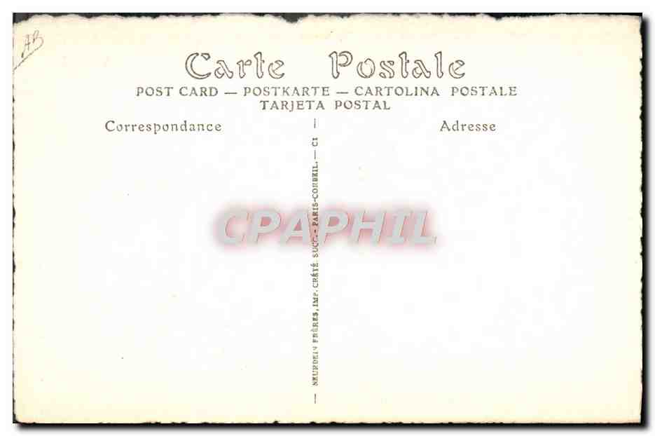 CPA Napoleon 1er Gouvernement paternel — Verso