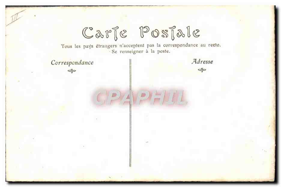 CPA Napoleon 1er Les Bourbons en France  — Verso
