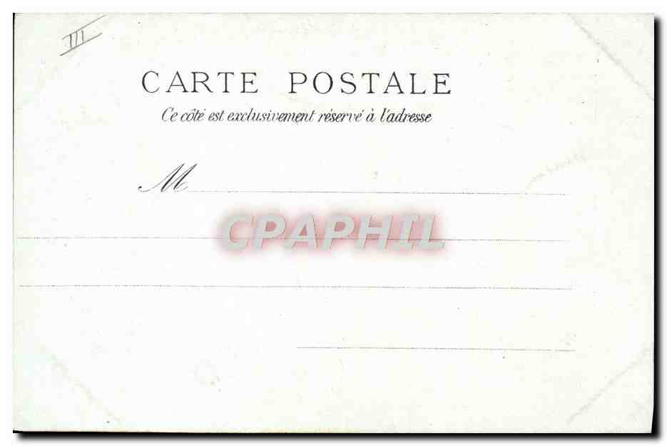 CPA Napoleon 1er  — Verso