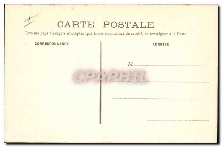 CPA Enfants Orphelinat Domaine de la Haute Barde Avenir du Proletariat Vue de l'orphelinat prise du chateau — Rückseite