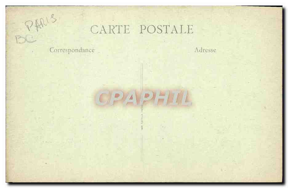 CPA Enfants Orphelinat de Vaugirard Classe — Rückseite