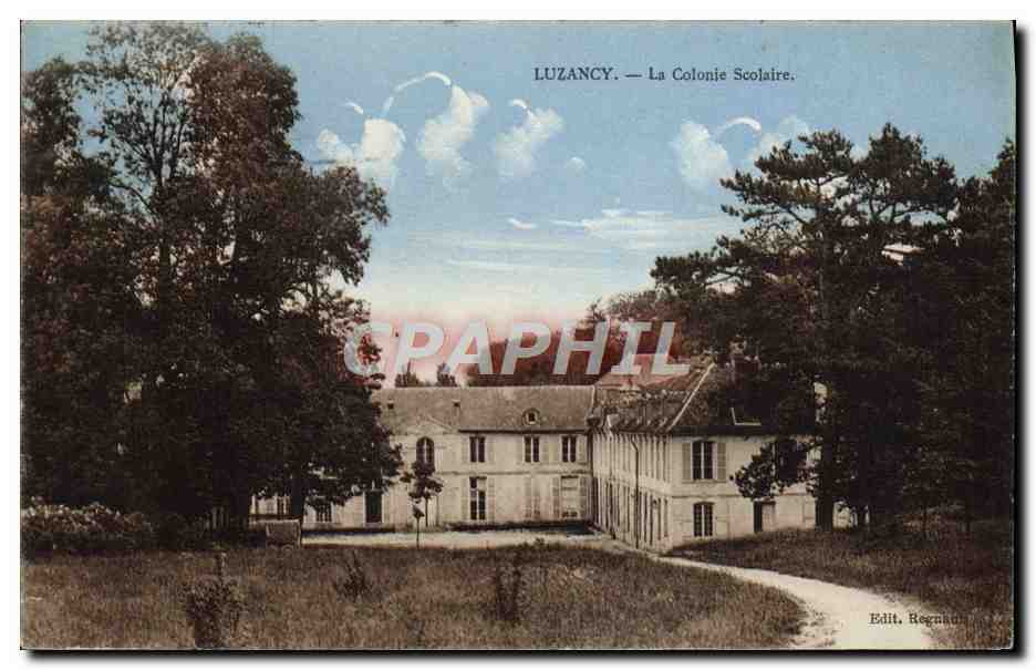 CPA Enfants Luzancy La colonie scolaire 